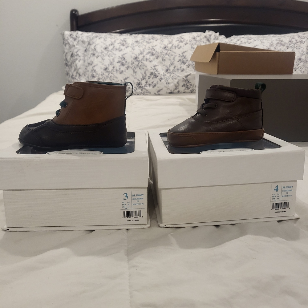 Polo by Ralph Lauren Kids' Brown and Black Boots